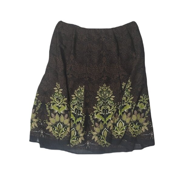 Molly & Maxx Dresses & Skirts - Molly & Maxx Skirt size /12 Brown/Green Floral